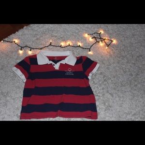 Blue and Red Polo Shirt